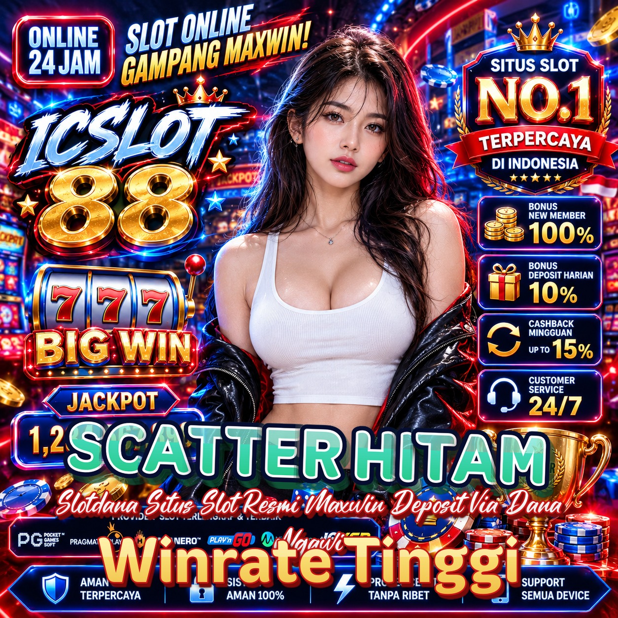 SCATTER HITAM